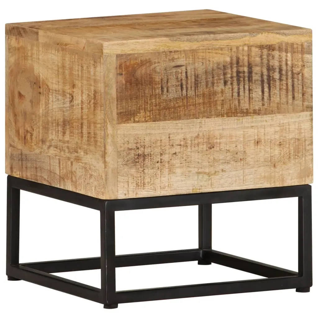 Table d'appoint stable en bois massif pour petits espaces et studios - 9