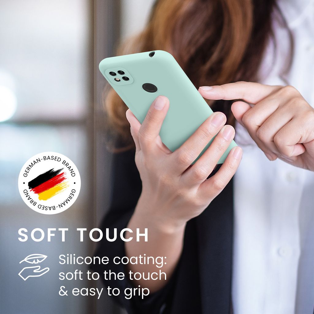Kwnobile Handyhülle Für Xiaomi Redmi 9A/9AT – TPU Silikon, Lavendelgrau – Rutschfest, Schlank, Kompatibel Mit Kabellosem Laden