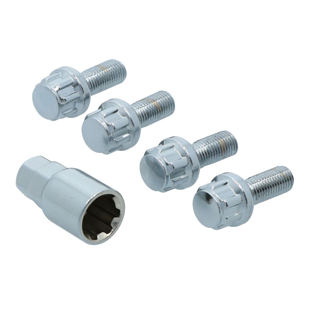 Set di bulloni di bloccaggio per ruote Carpoint M12x1,5x26 Immagine del prodotto 