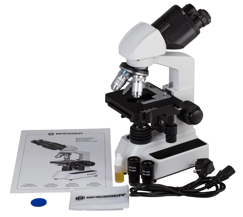Microscope 1000x avec éclairage LED et mise au point fine - 21
