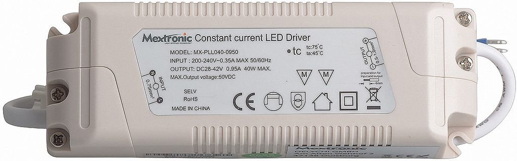 LED Konstantstromquelle 39W 950mA 28-42V