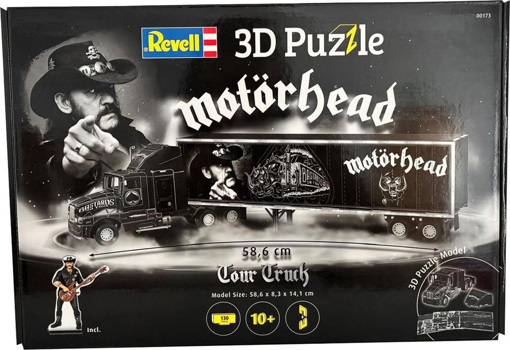 Revell, Motörhead Tour Truck 3D Puzzle, 130 dielikov, dĺžka Obrázok produktu 