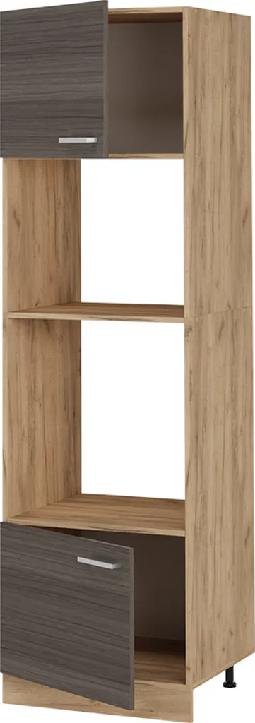 Gagner de la place en cuisine : Armoire Micro-ondes 60cm Vicco R-Line