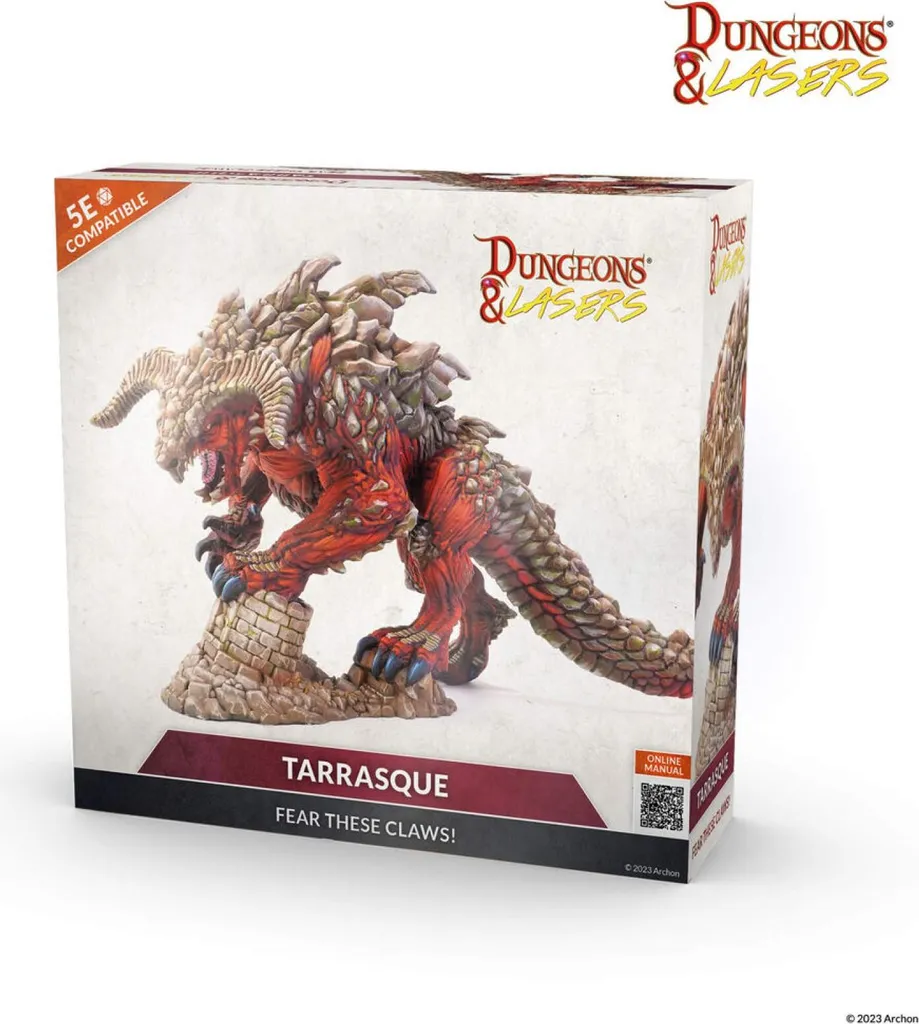 Figurine monstre Tarrasque Donjons & Lasers en kit plastique pour modélisme