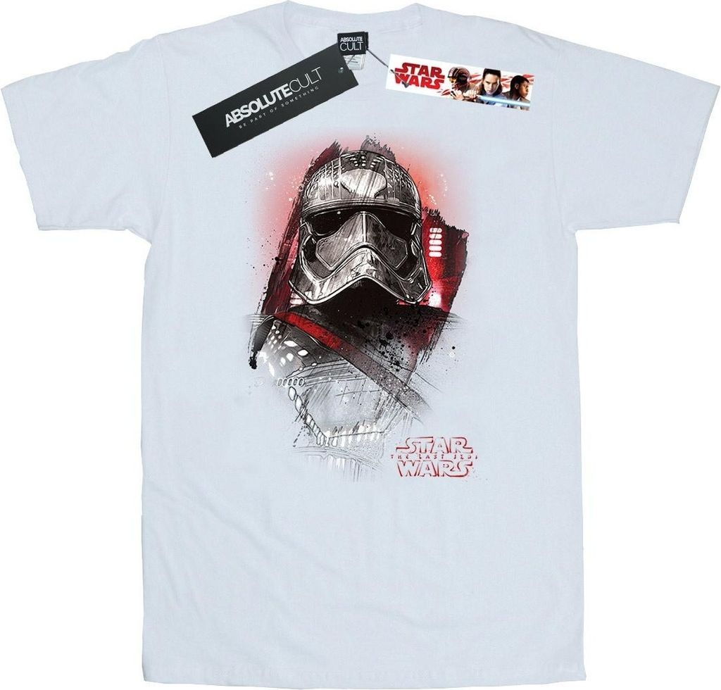 Star Wars - "The Last Jedi" T-Shirt für Herren BI46998 (XXL) (Weiß)