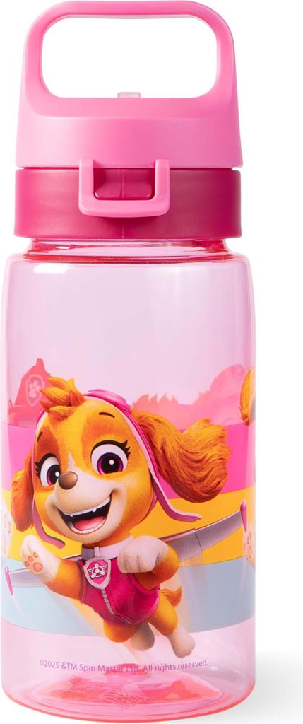p:os PAW Patrol Trinkflasche Kinder 500 ml - Auslaufsicher - Kleine Flasche perfekt für Kindergarten, den Spielplatz oder Zuhause - Für Mädchen,...