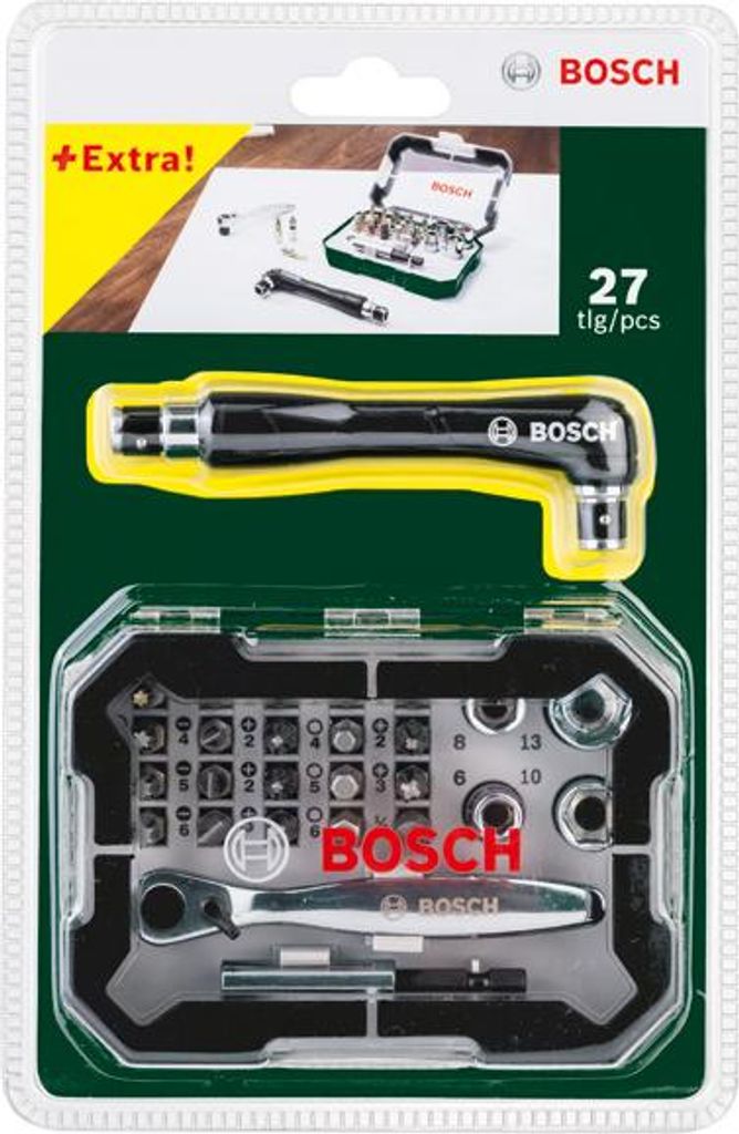 Promoline Schraubendreher-Bit-Set + Bit mit Doppelklinge, Produktbild 