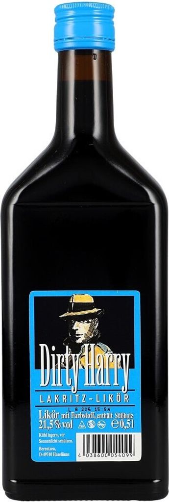 Dirty Harry Lakritz Likör | 21,5 % vol | 0,5 l Produktbild 7