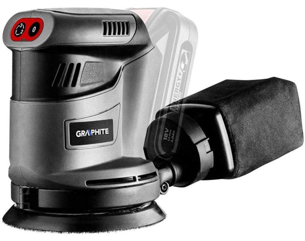 Lijadora Excentrica Energy+ 18V, Ion-Litio, Base De 125 Mm, Imagen del producto 