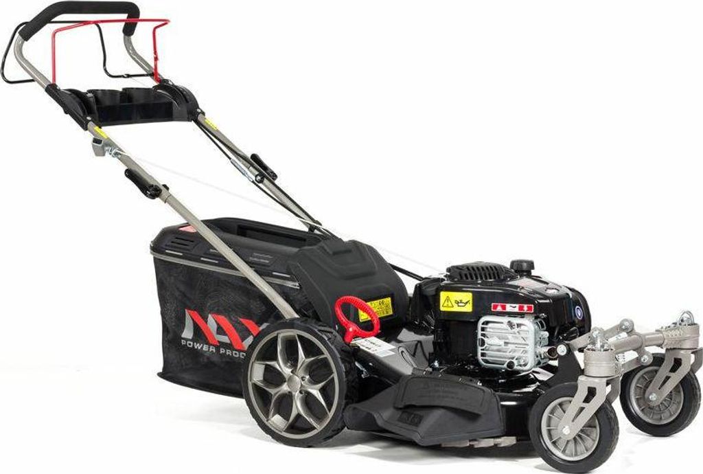 NAX Power 1000S Rasenmäher de Rasenmäher de Schubmäher a Benzin Benzin Schwarz, Grau