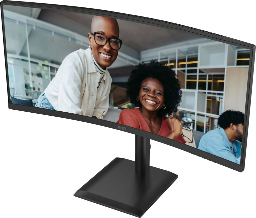 Écran de Bureau AOC 34" Panoramique pour Multitâche et Télétravail USB-C - 11