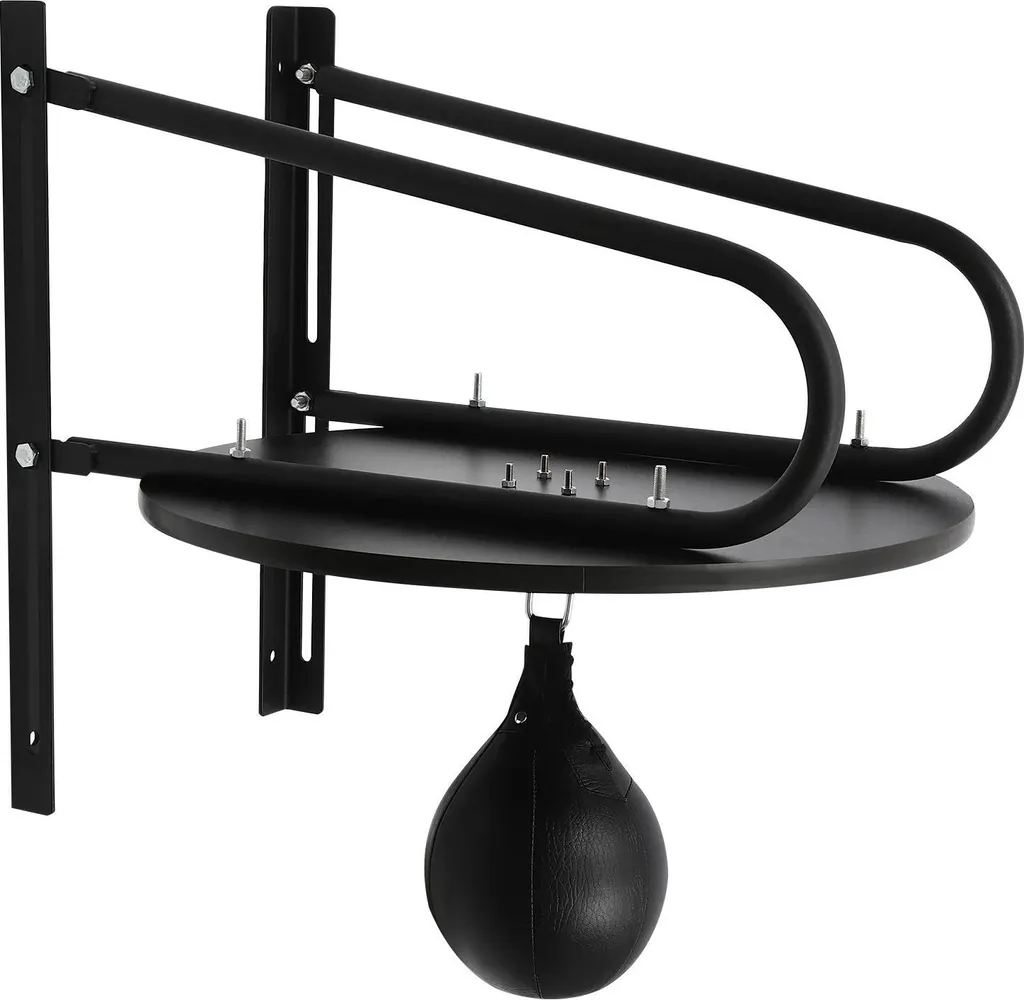 Support Speedball Boxe Anti-Vibration - Réglable et Acier Robuste