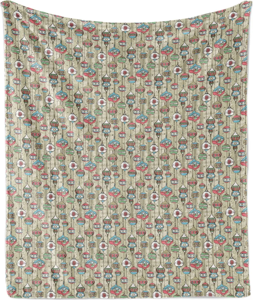 Magia del Natale ABAKUHAUS - Coperta Morbida Palline 175x230 cm