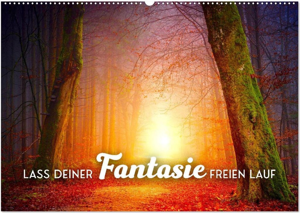 Lass Deiner Fantasie freien Lauf (Wandkalender 2026 DIN A2 quer), CALVENDO Monatskalender