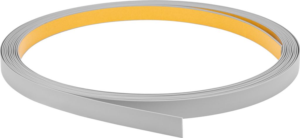 QUEST Plochá tyč z tuhého PVC 1x30mm, 10m, samolepicí, Obrázek produktu 