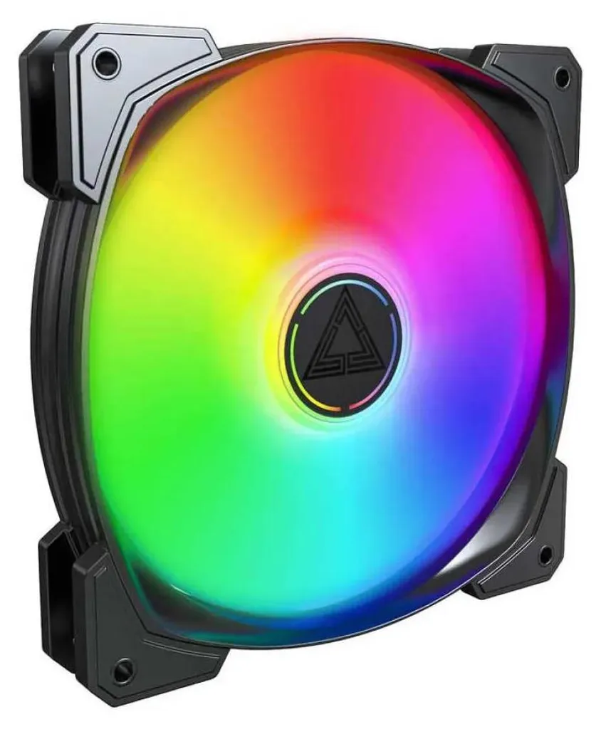 Pack ventilation boîtier Montech HP140 PWM ARGB 140mm noir pour PC Gaming - 5