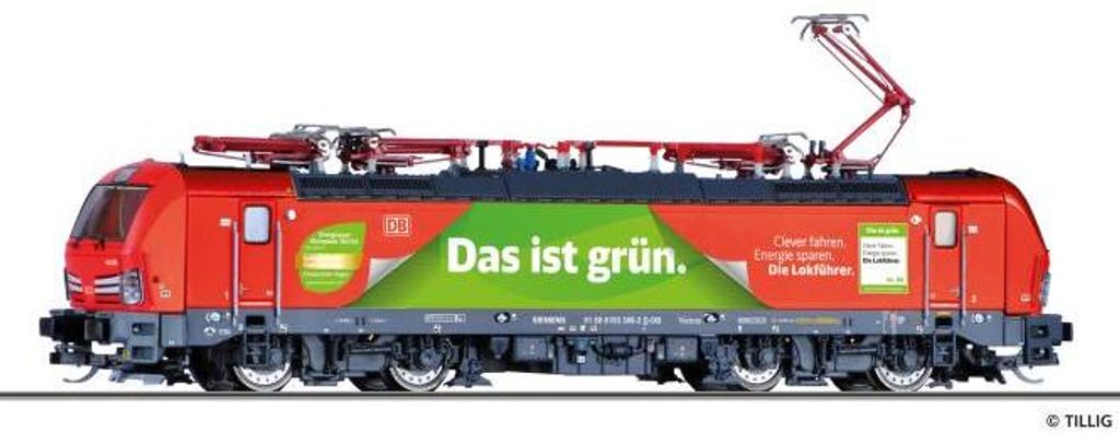 Tillig Elektrolokomotive 193 Das ist grün DB AG Ep. VI 04826