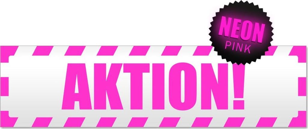 AKTION! gestreift Magnetschild Schild magnetisch