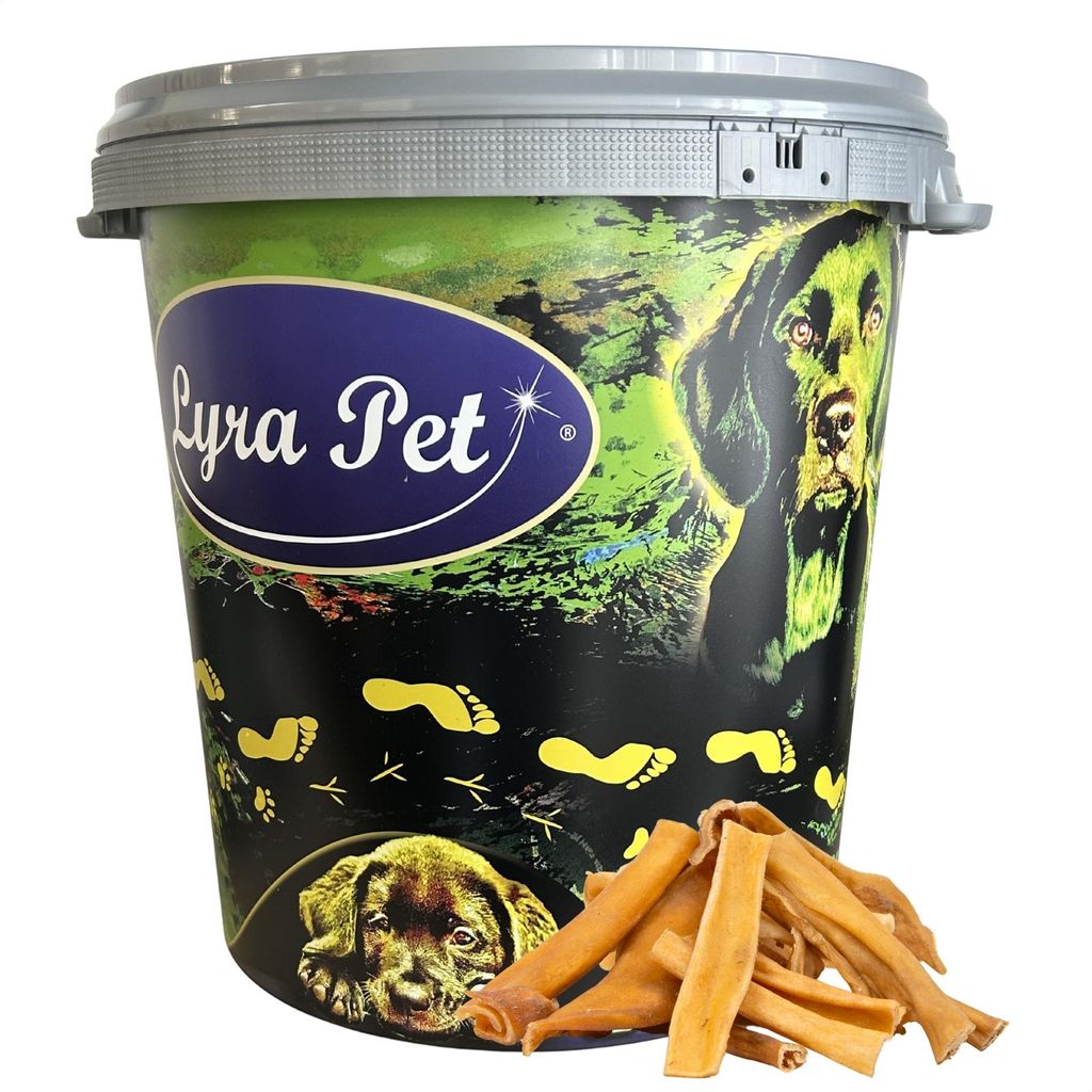 5 kg Lyra Pet® Rinderkopfhaut hellbraun, hell in 30 L Tonne Produktbild 
