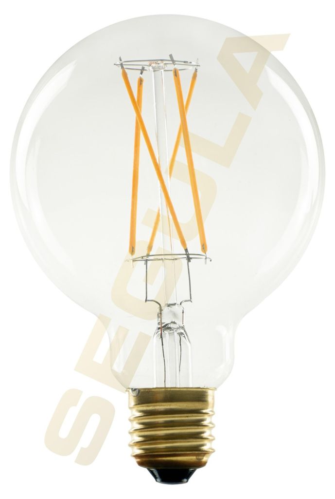 SEGULA LED Globe 95 scherbensicher klar E27 5W 2200K dimmbar