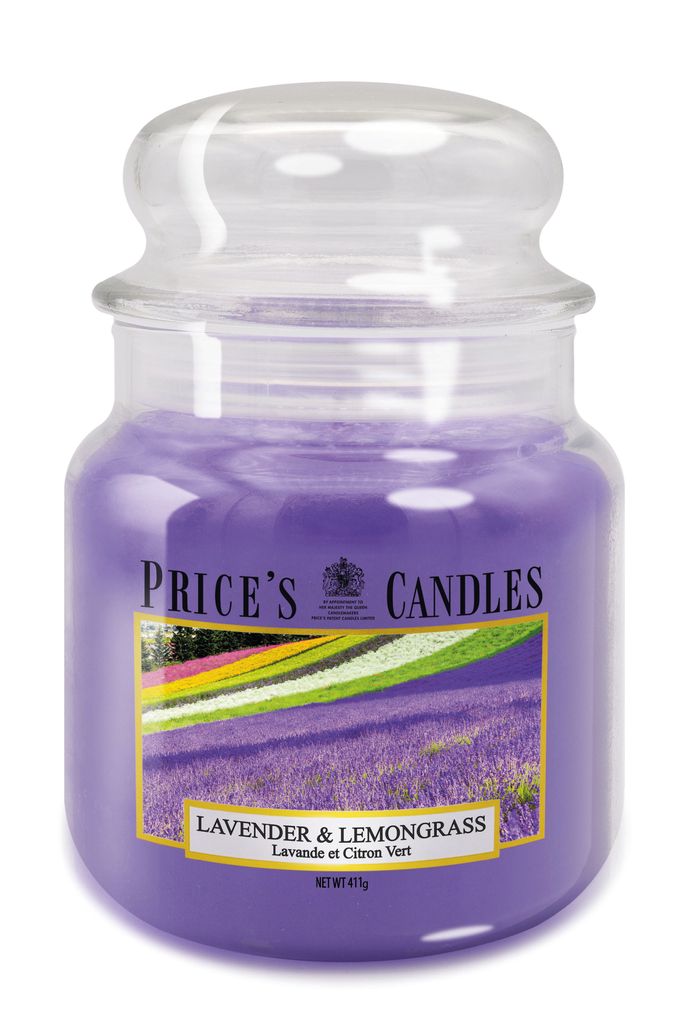Duftkerze im Bonbonglas Lavender & Lemongrass PRICES