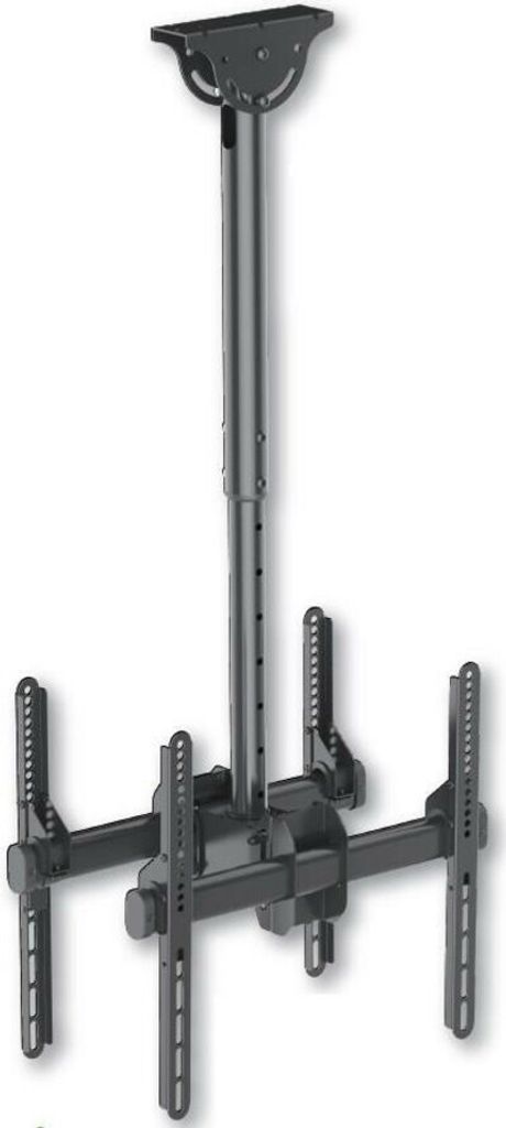 TECHLY Teleskop Universal Deckenhalterung fuer 2 LCD TV LED 81,28cm-139,70cm 32-55Zoll