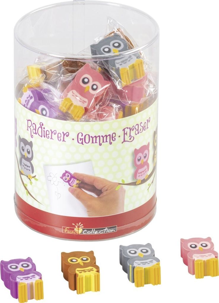 BRUNNEN 1027350 Gomme "Hibou" 3,5 x 2 cm Image du produit 