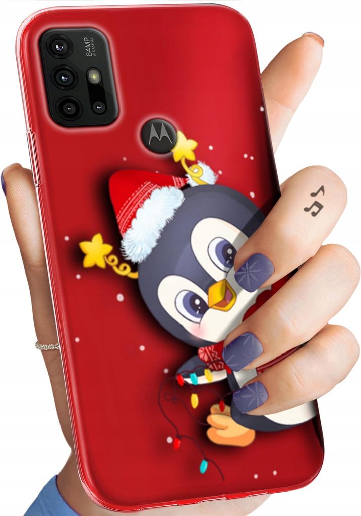 BEDRUCKTE HÜLLEN für MOTOROLA MOTO G30 HANDYHÜLLEN HANDY SCHUTZ HÜLLE CASE SILIKON MUSTER WEIHNACHTEN SANTA CLAUS CHRISTMAS