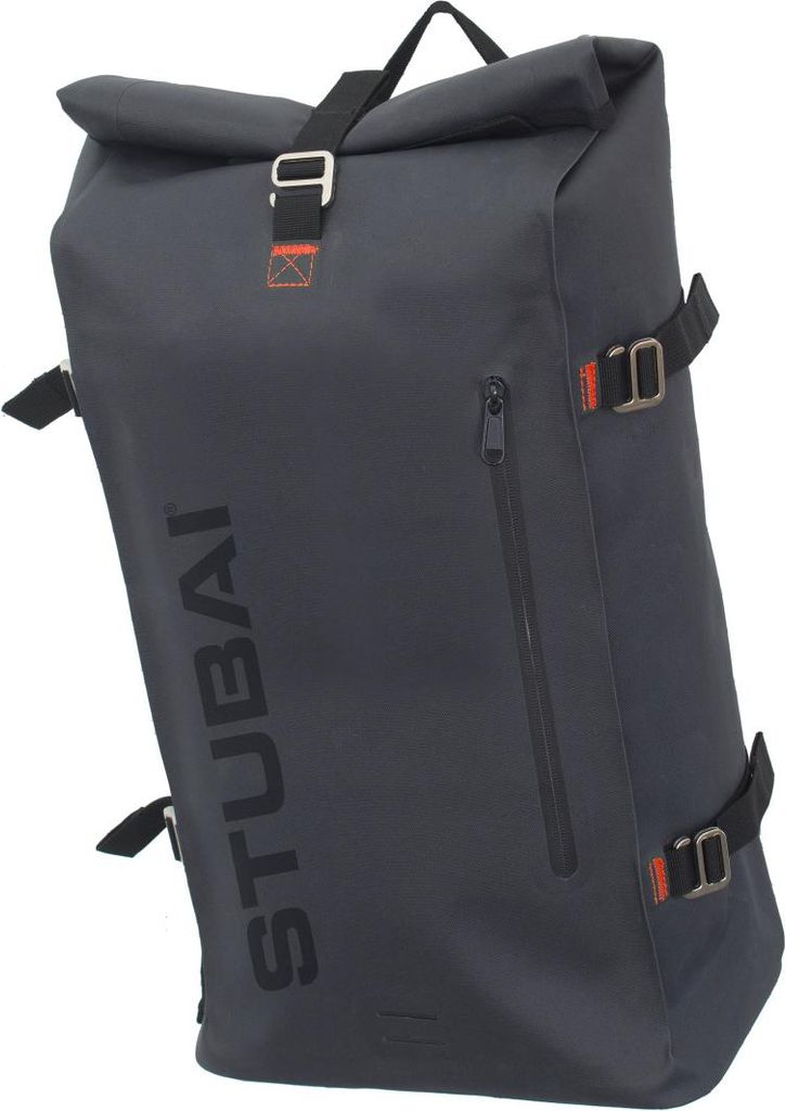 STUBAI Wasserdichter Rucksack | Messenger Dry-Bag 30 Liter | Rolltop Tasche, Backpack, Fahrradrucksack, Kurierrucksack schwarz, Rollrucksack
