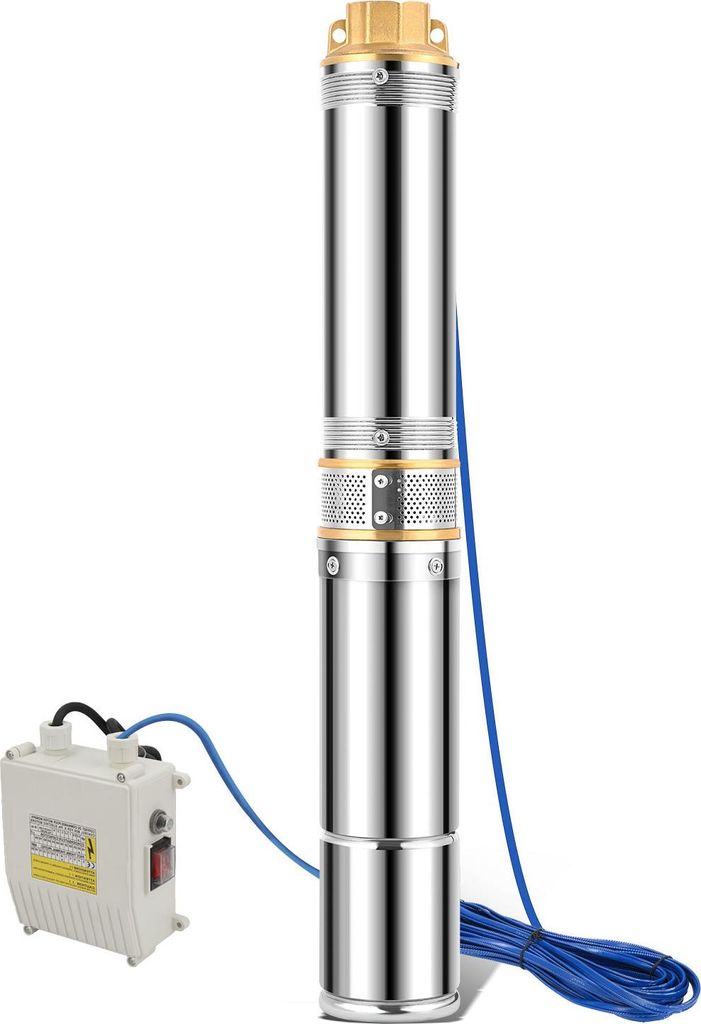 Faziango 370W/0.5hp Tiefbrunnenpumpe Brunnenpumpe 4.5 Zoll Produktbild 