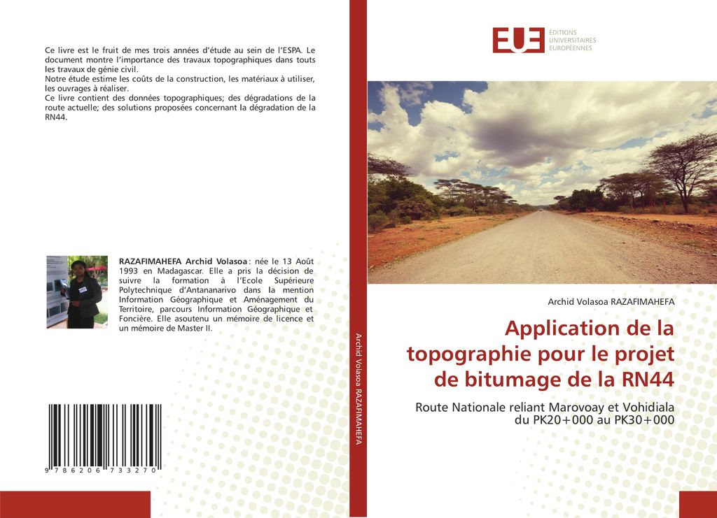 Application de la topographie pour le projet de bitumage de la RN44