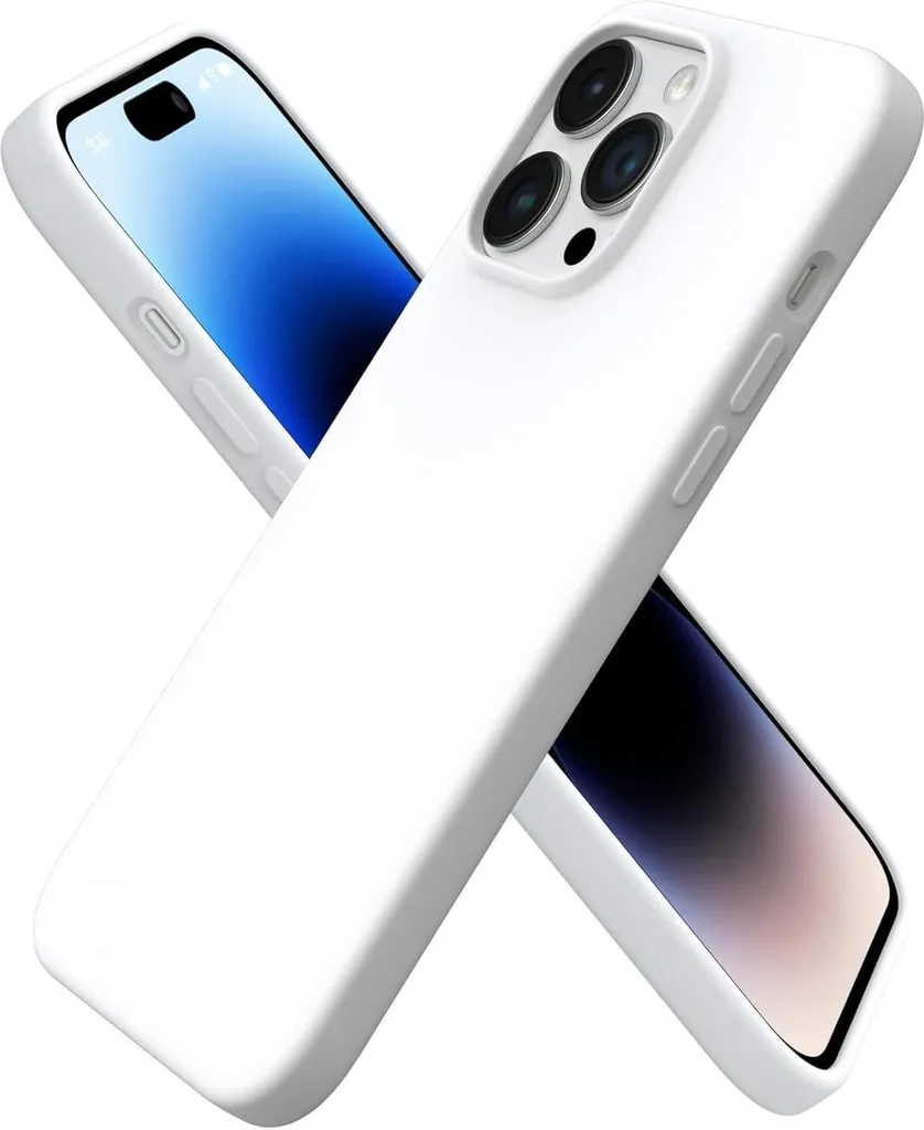 Custodia Elegante per iPhone 14 Pro Max - Silicone Liquido ORNARTO