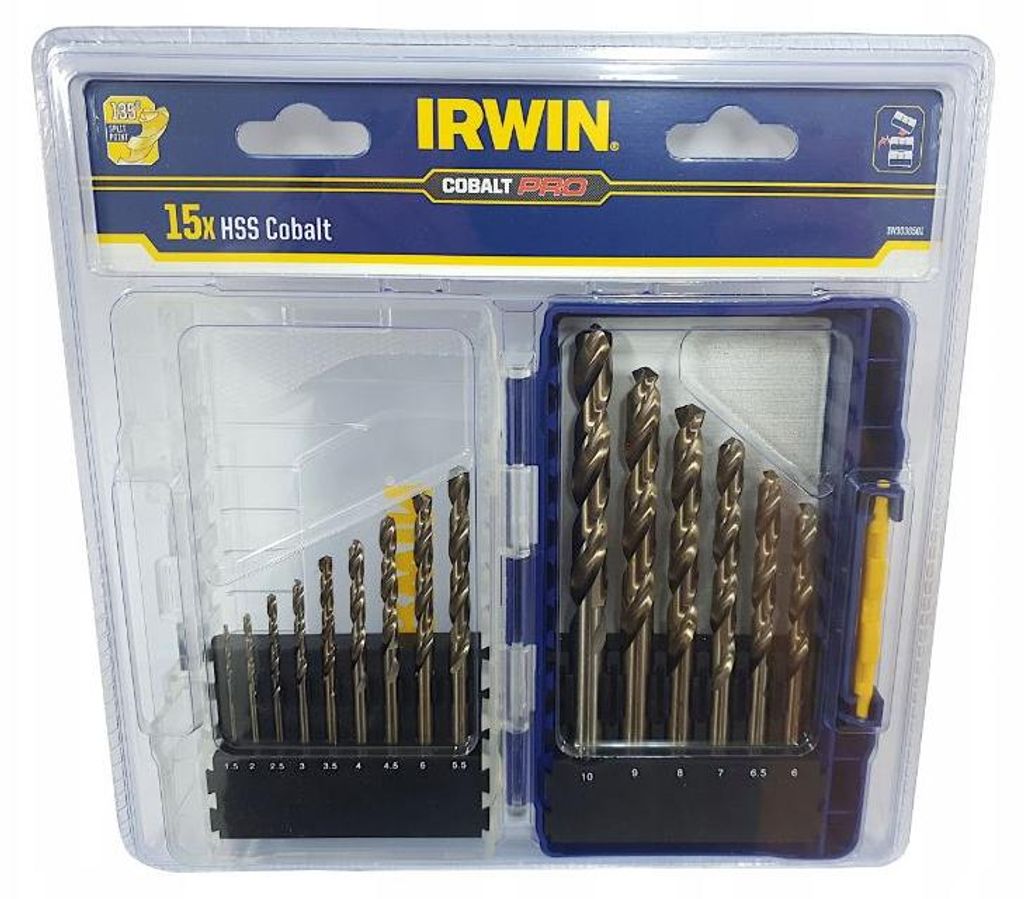 Irwin Metallbohrer HSS-E Cobalt, Set 15-tlg. Immagine del prodotto 