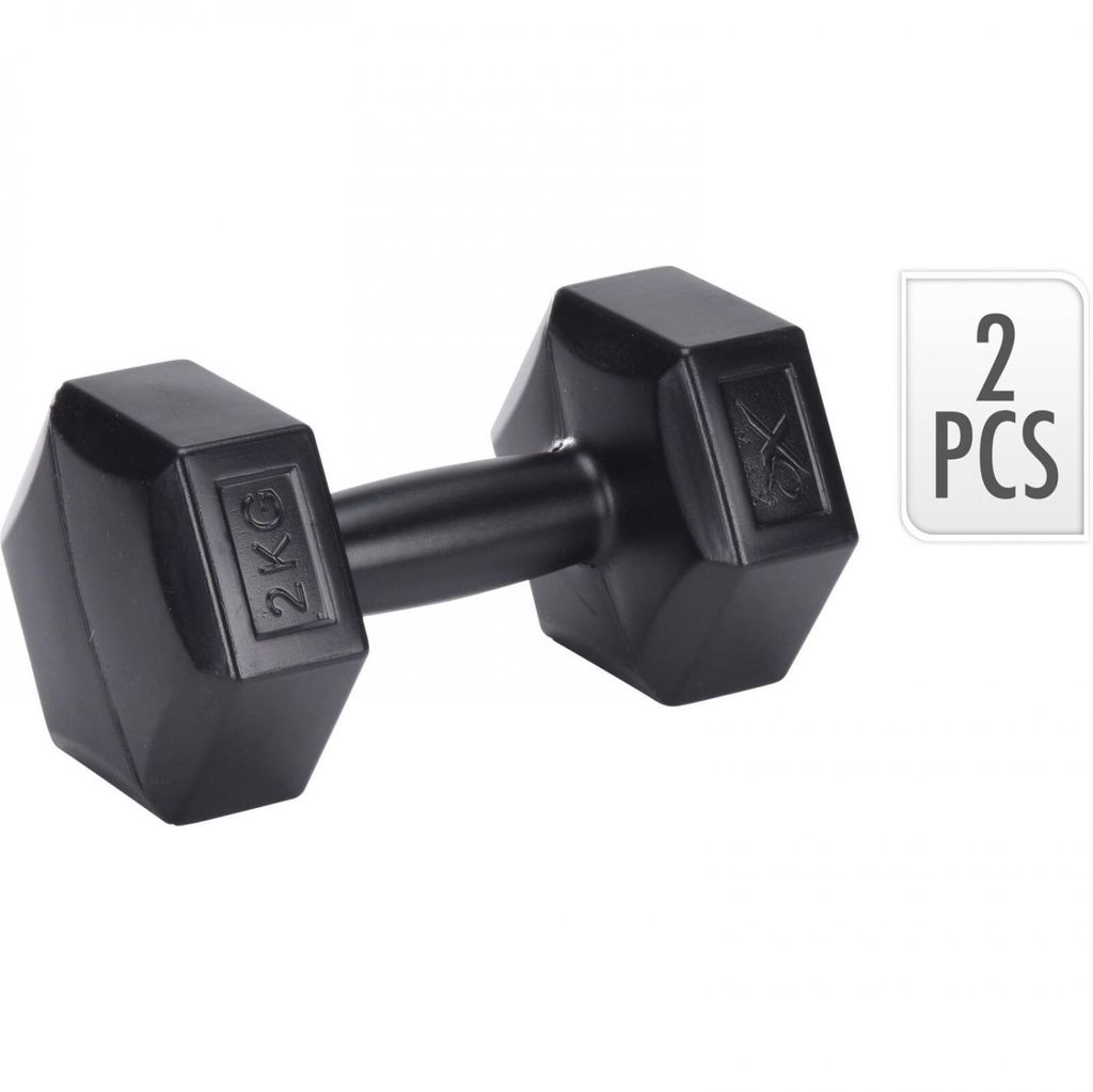 Kurzhanteln XQ Max Schwarz 2 Kg 2 Stück