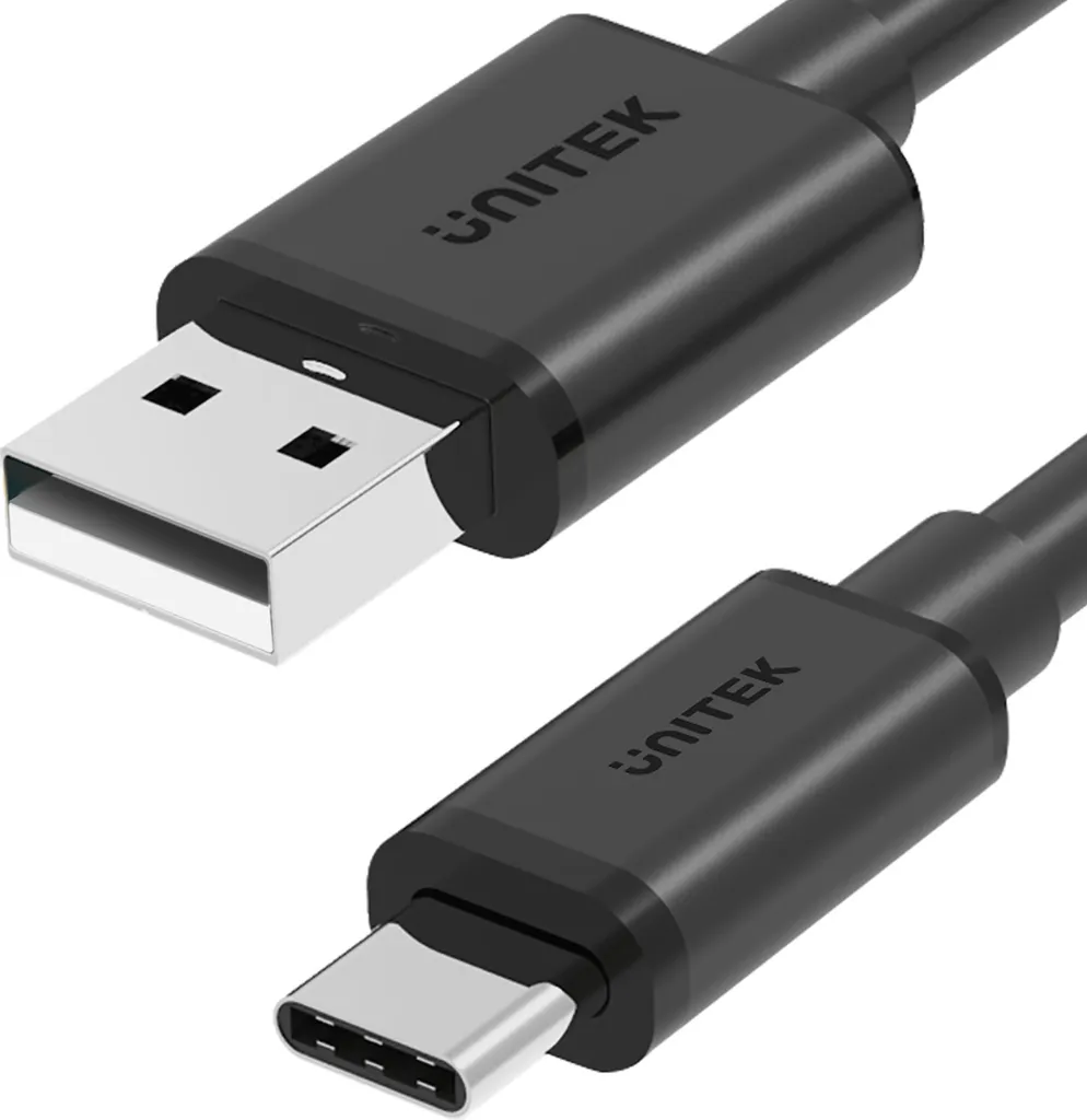 Cavo UNITEK USB-C 0.5m - Ottimizzato per Power Bank e Desktop