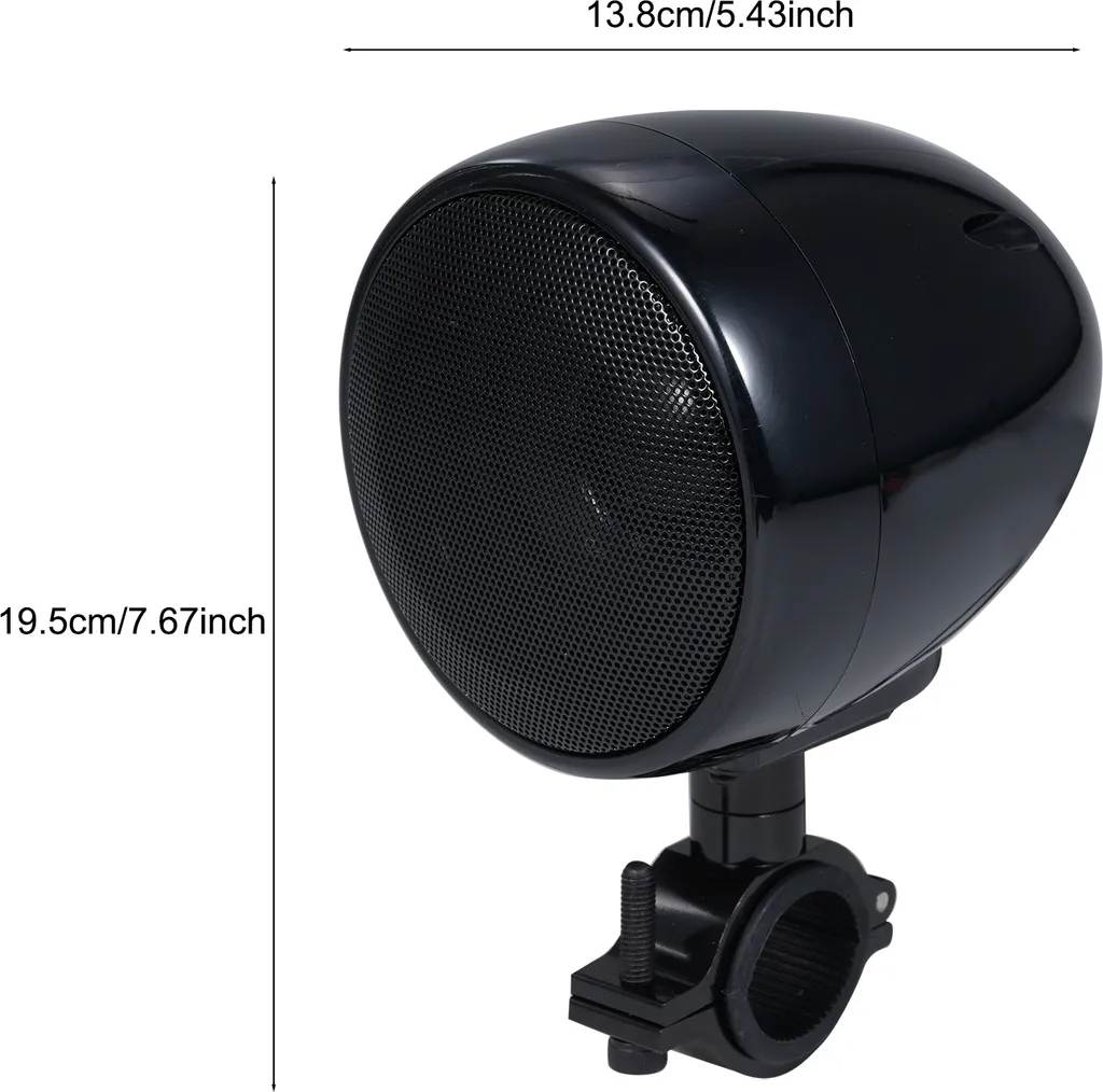 Enceinte Moto Bluetooth Étanches SPK400 avec Télécommande et Son 20W - 8