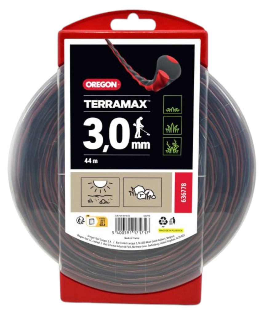 Żyłka do podkaszarki Oregon TerraMax 3,0 mm x 44 m (636778) Zdjęcie produktu 
