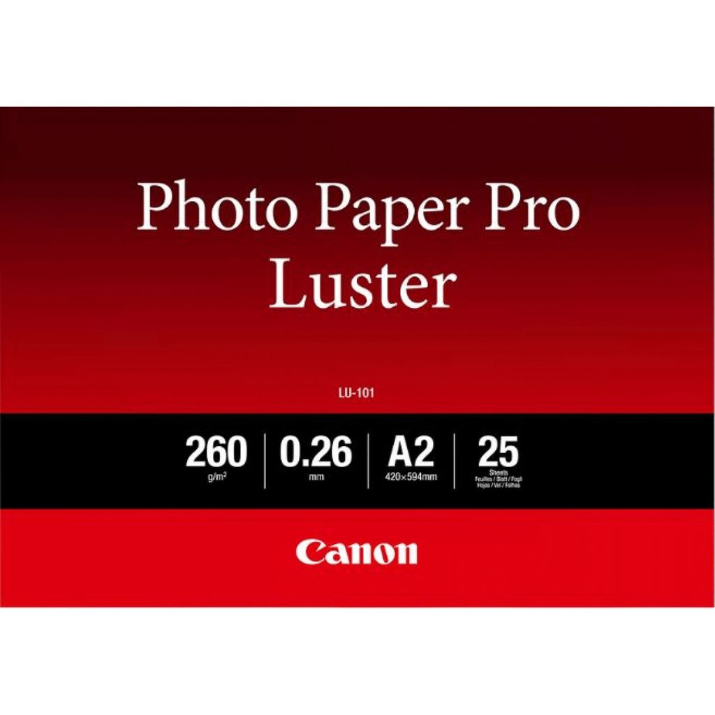 Canon 6211B026 LU-101 A 2 Photo Paper Pro Luster 260 g 25 Productafbeelding 