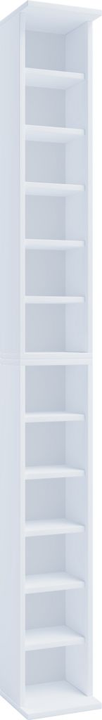 Étagère en bois debout | Cabinet CD d'économie d'espace Image du produit 