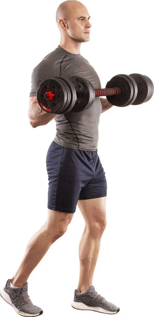 Haltères Composites 20 kg HMS SGP20 - Kit Musculation Complet Maison - 2