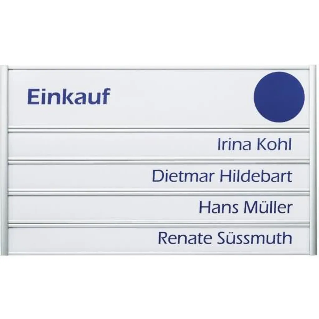 Affichage de porte professionnel 180x108mm pour bureaux et hôtels