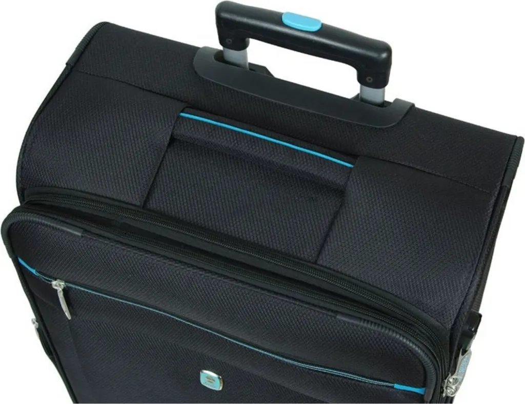 Valise Dielle 30050NE avec 4 Roues Multidirectionnelles - Noir Élégant