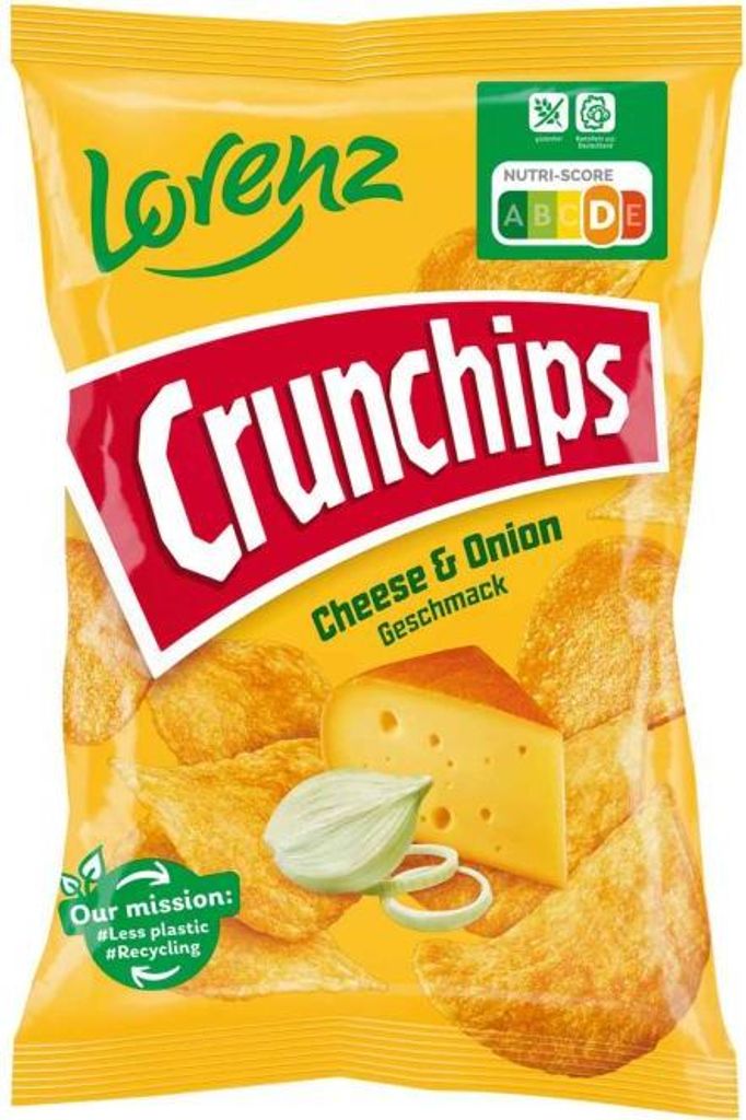 Crunchips Cheese and Onion 150g Produktbild 