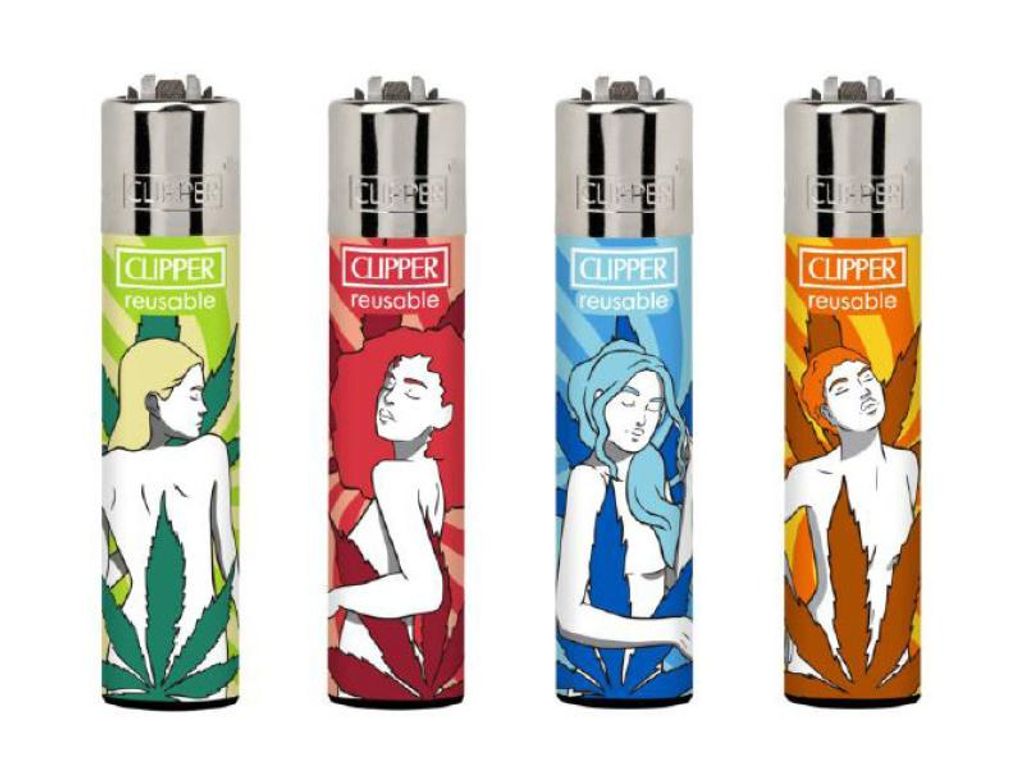 Clipper Feuerzeuge - 4er Set: Miss Mary Jane