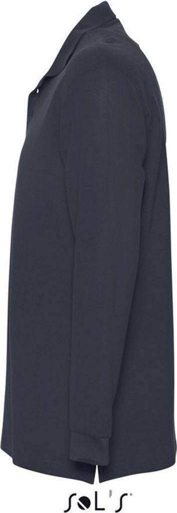SOLs 11328 | Herren Longsleeve Poloshirt Star - Farbe: Navy - Größe: L