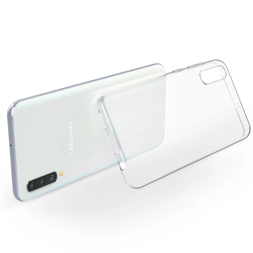 Custodia per cellulare NALIA per Samsung Galaxy A70, custodia protettiva in silicone trasparente - 5