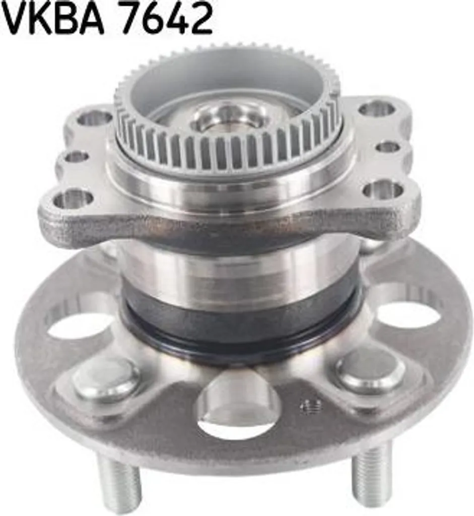 Kit roulement SKF VKBA 7642 haute résistance pour moyeu arrière 4 trous