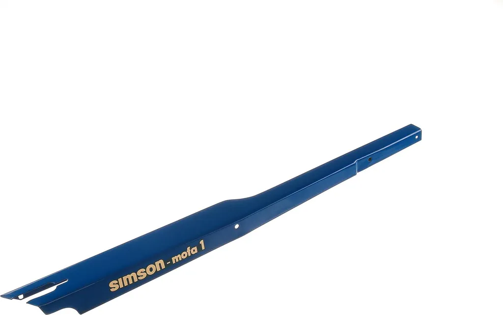 Rénovation Simson SL1 : Bande de couverture gauche bleu Primed acier