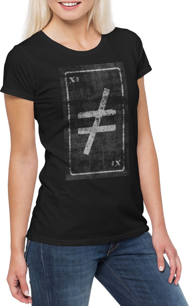 Urban Backwoods Tarot Inequality, Damen T-Shirt, Farbe: Schwarz, Größe: M