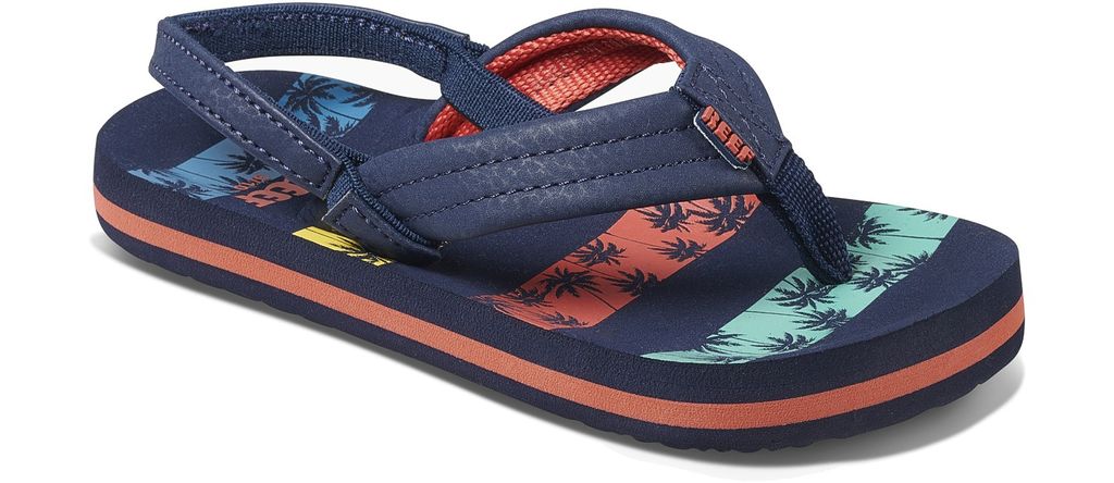 Reef LITTLE AHI NVY PALMS STRIPE 25-26